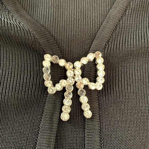 Robbie Bee Women’s Black Cardigan Sweater Size 14 - Picture 9 of 15